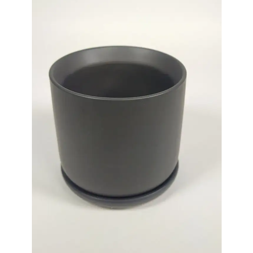 Керамическое кашпо для суккулентов LY131черный 470₽