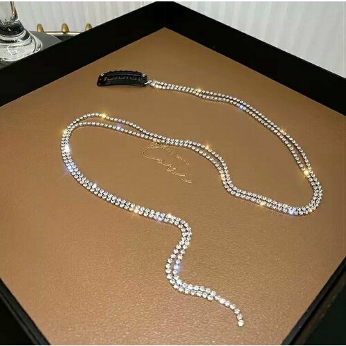 Заколка висюлька нить для волос со стразами трессы для волос 2 шт 4 нити 649₽