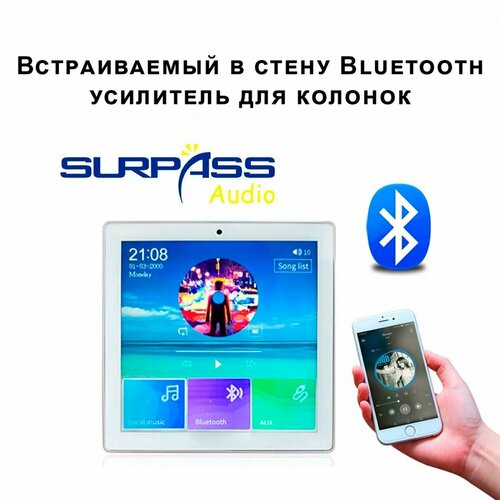 Встраиваемый усилитель для фоновой музыки в комнату в ванну в офис 1294000₽