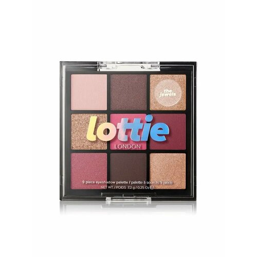 Палетка теней для век 9 оттенков The Jewels/