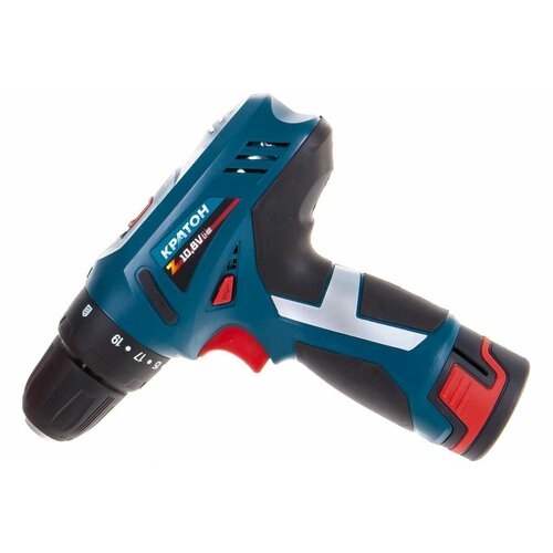 Дрель-шуруповерт аккумуляторная Кратон CDL-10-Z 108 Вт2 13 Ah Li-ion 7590₽