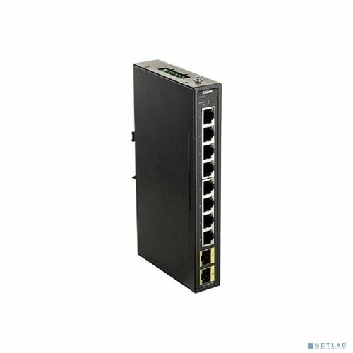 D-Link SMB Сетевое оборудование D-Link DIS-100G-10SA2A Промышленный неуправляемый коммутатор с 8 портами 101001000Base-T и 2 портами 1000Base-X SFP 23231₽