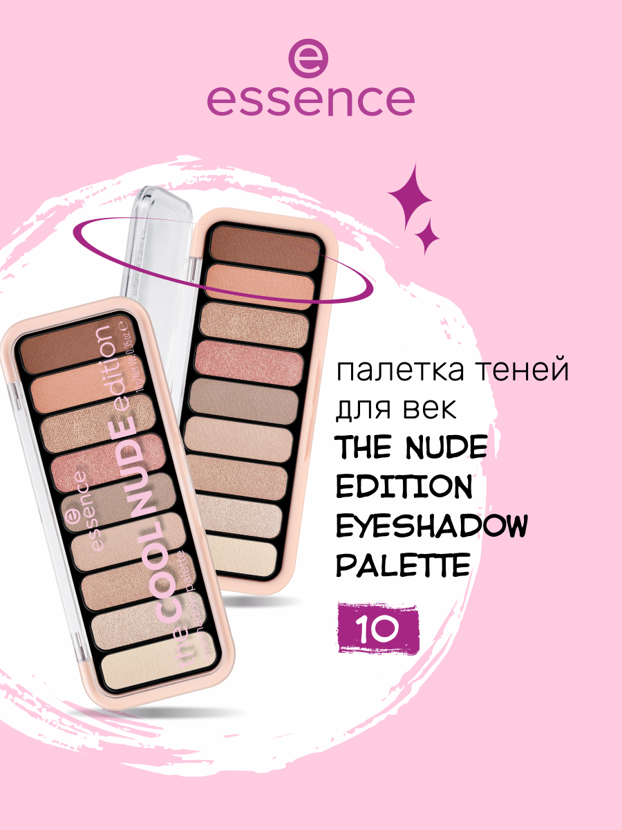 Палетка теней для век the NUDE edition eyeshadow palette матовая