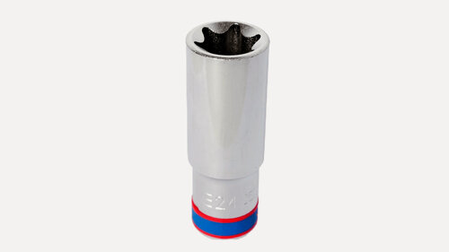 Изображение товара Головка торцевая KING TONY E24, высокая, torx, 1/2", хромованадиевая