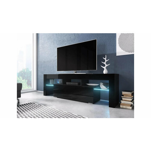 ТВ-тумба 198 МДФ Черный 0190 PR 138x41 17490₽