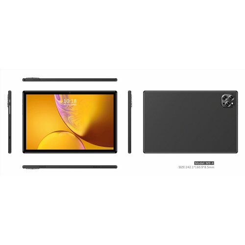 Планшет Meiye 2024 New School 6128 ГБ черный 6202₽