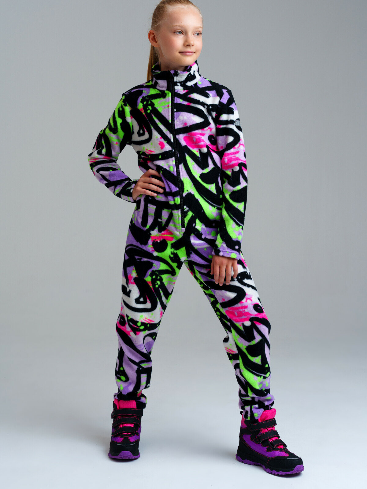 Комбинезон playToday размер 152 черный