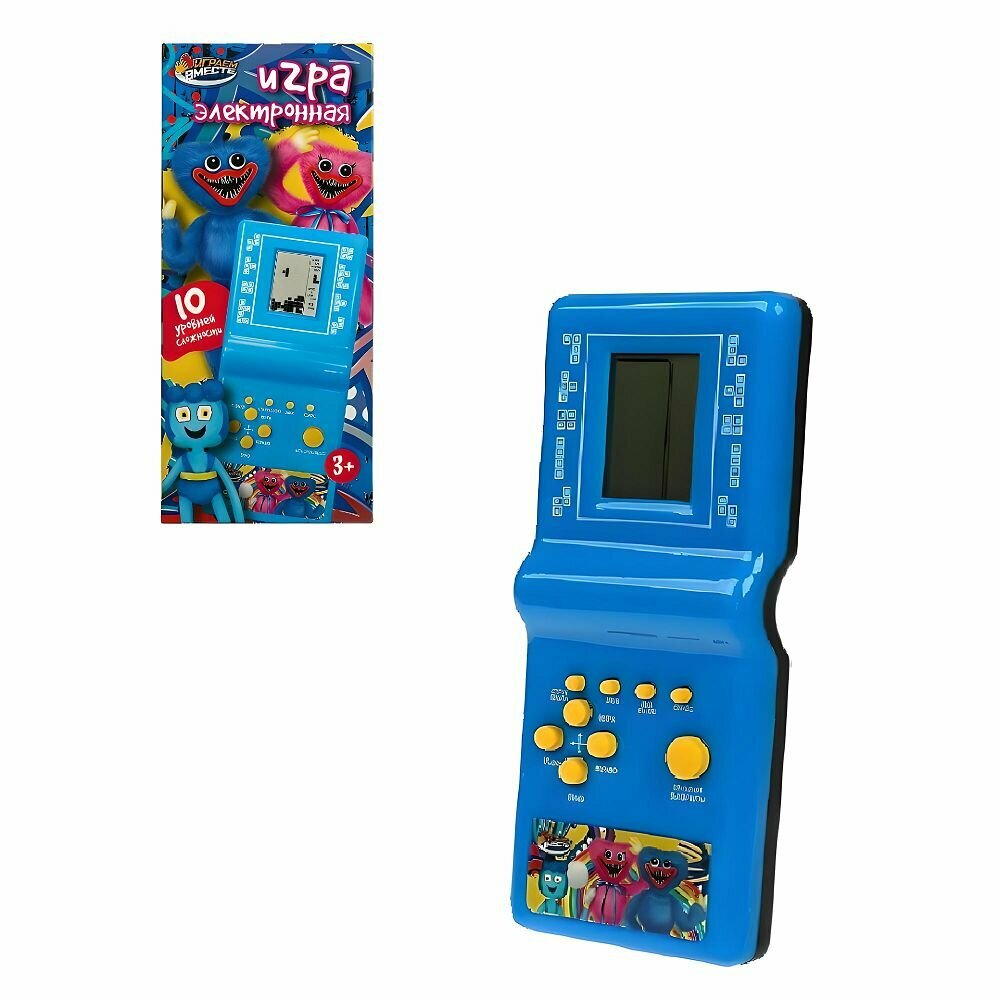 Детская электронная игра классический тетрис, 18.5 х 8 х 2.5 см.