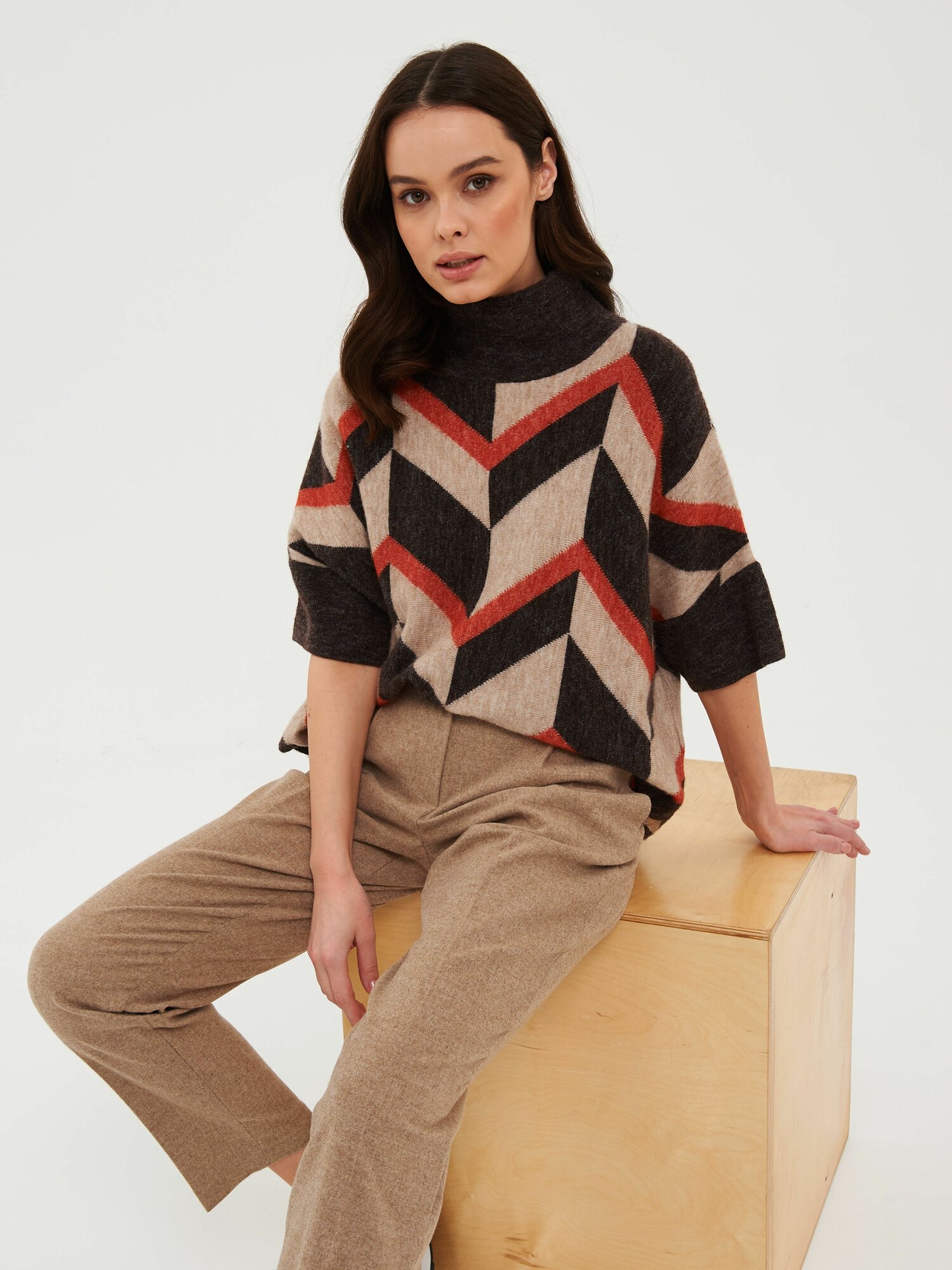 Джемпер Gerry Weber, размер 38, , бежевый