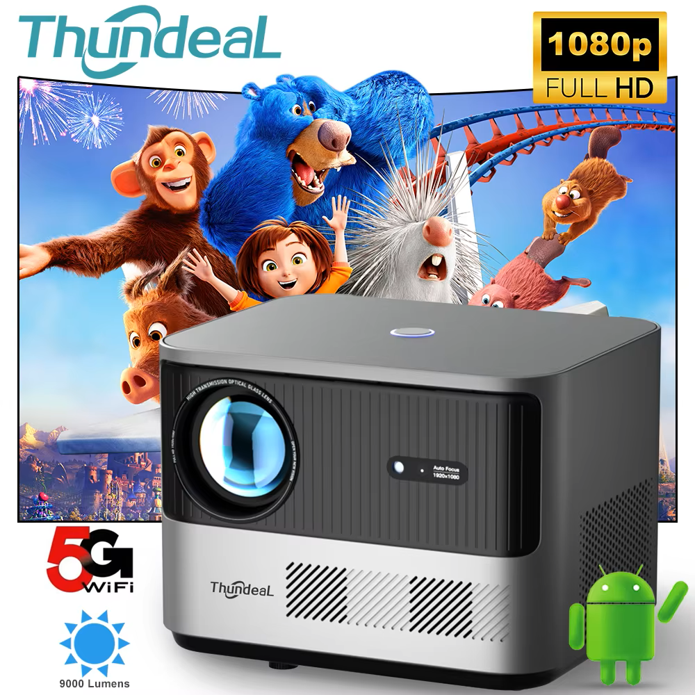Проектор ThundeaL TDA6W для домашнего кинотеатра Full HD 1080