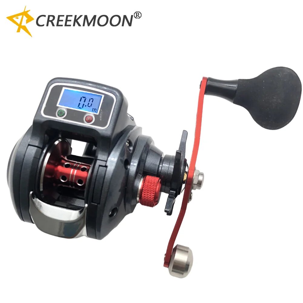 Creekmoon Электронная катушка для рыбалки 16+1 шарикоподшипников, Левая рука