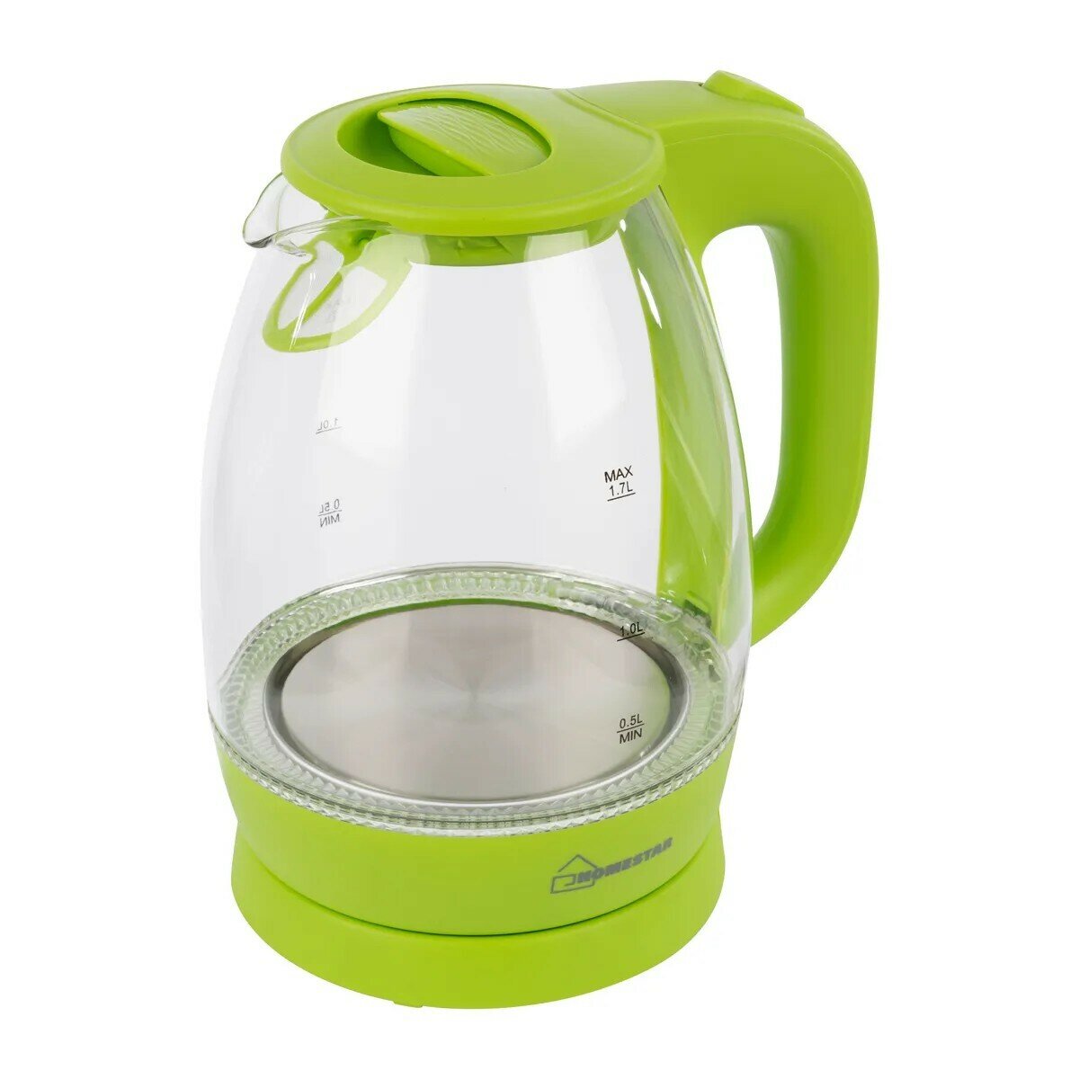 Электрический чайник HomeStar HS-1012, зеленый