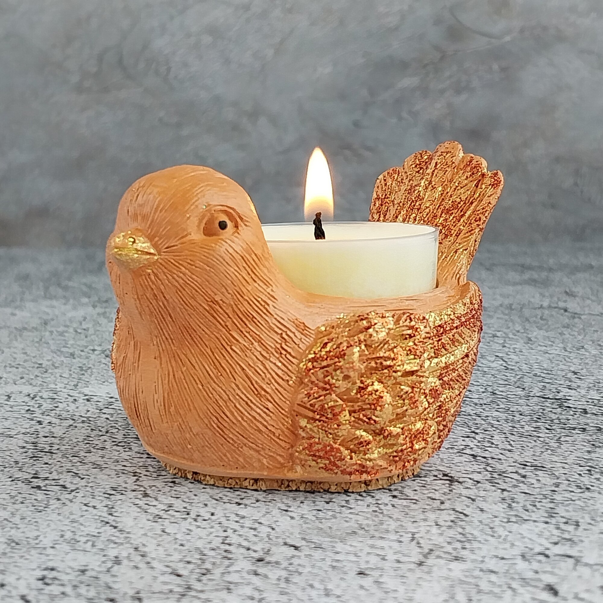 Подсвечник из гипса 