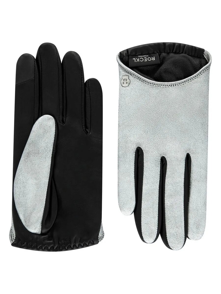Перчатки Roeckl для женщин, размер 6.5, Silver