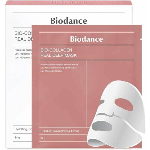 Biodance набор глубокоувлажняющих гидрогелевых масок с коллагеном Bio-Collagen Real Deep Mask 4 шт 2850₽