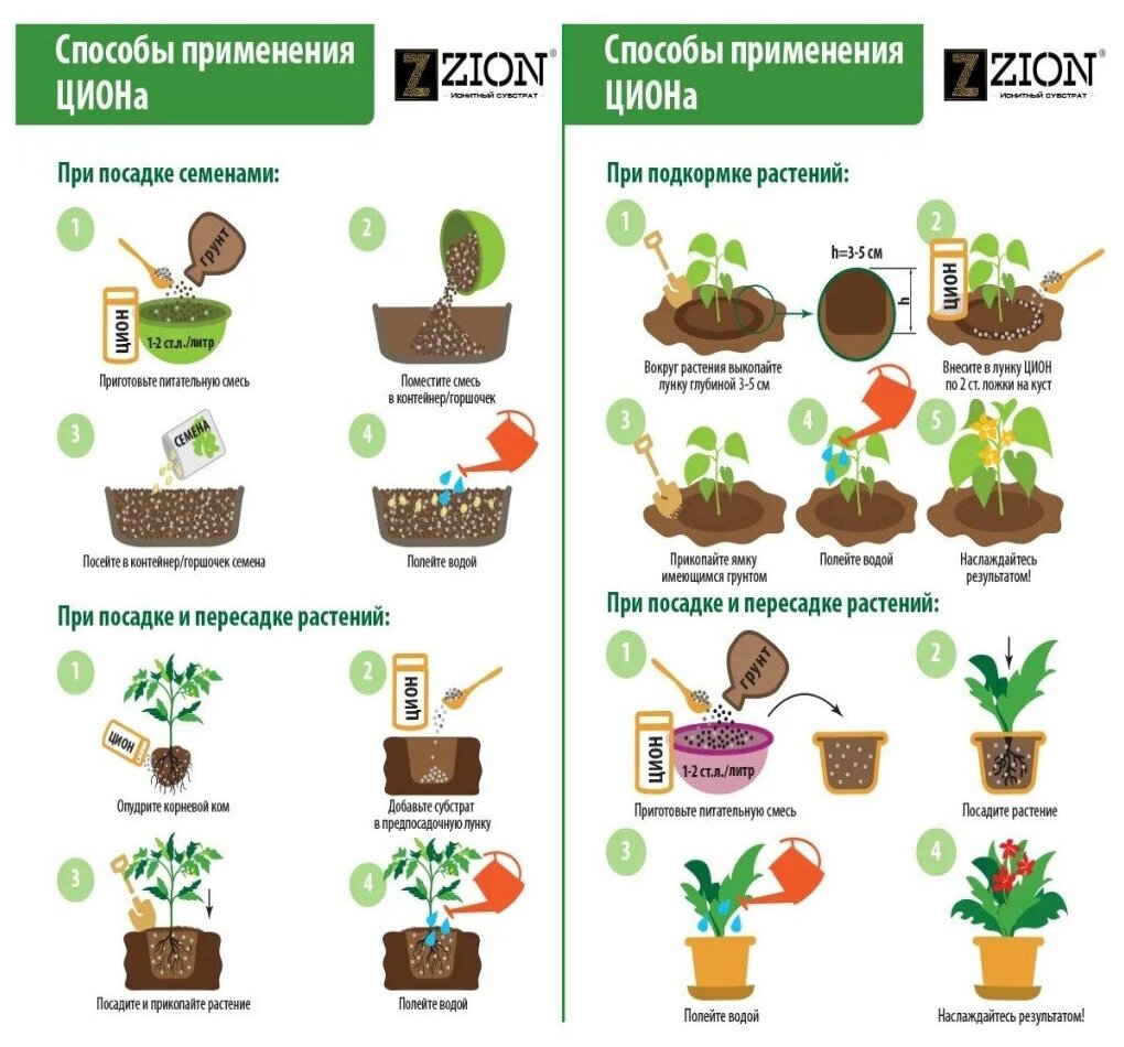 Изображение Ионитный субстрат для выращивания классик 700 г. цион (ZION)
