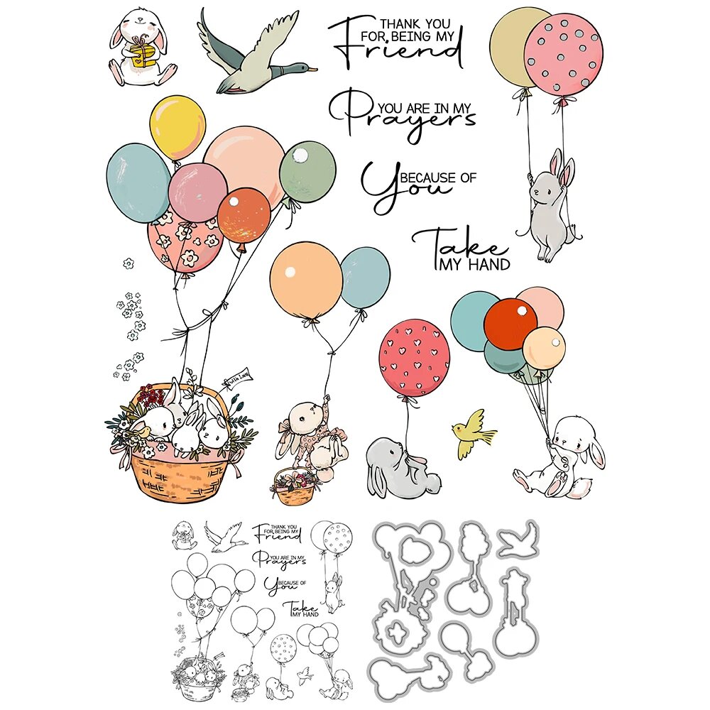MangoCraft 2023 штампы для скрапбукинга stamp and dies set, 9
