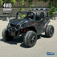 Детский электромобиль Багги BBH-027 4WD, черный, полный привод