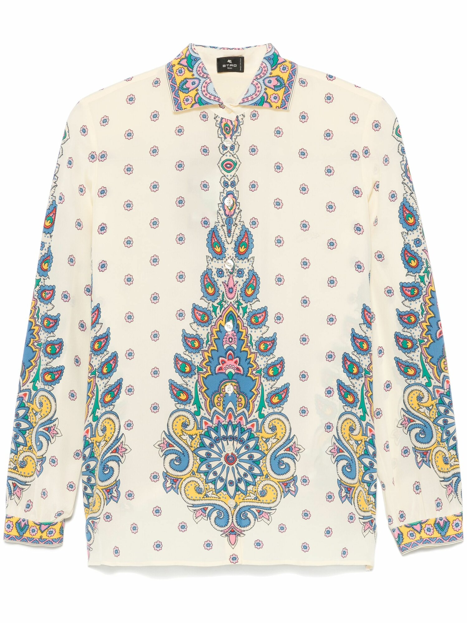 Рубашка ETRO, размер 42 IT, светло-бежевый