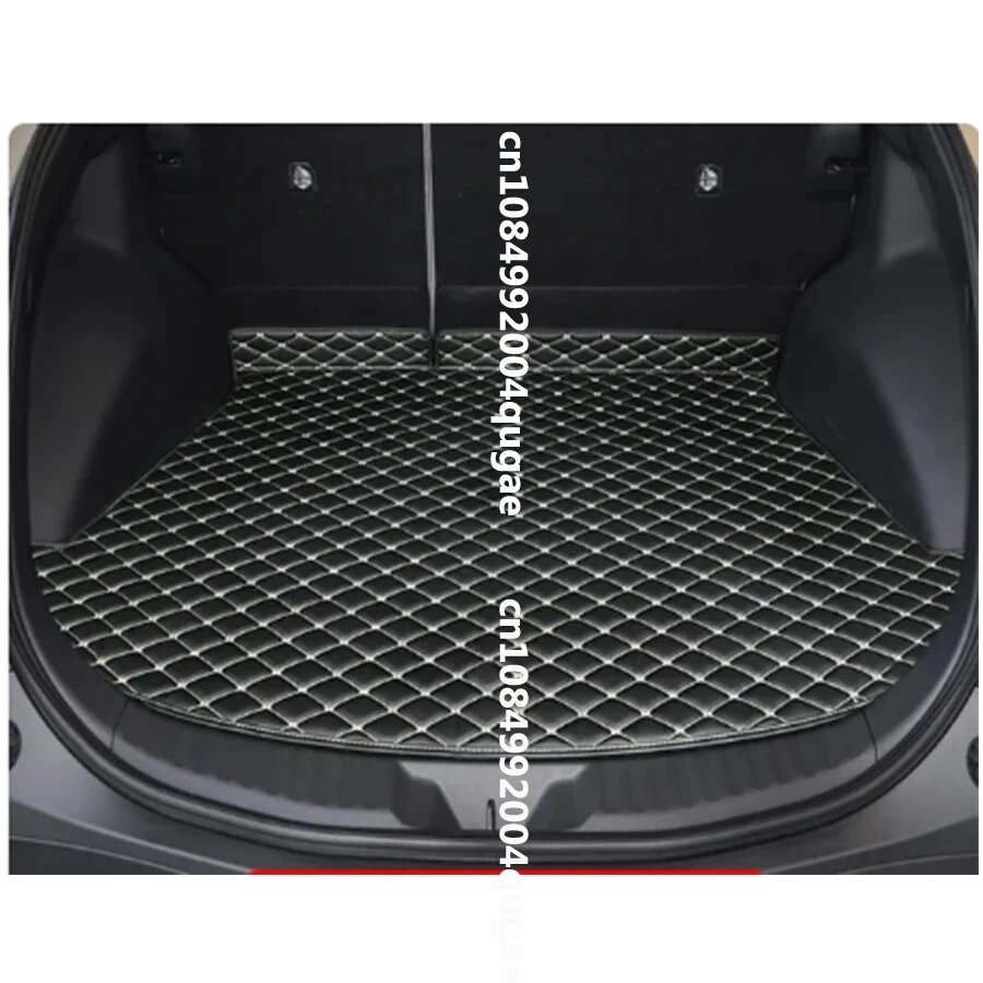 Оригинальный коврик для багажника автомобиля для Toyota BZ4X EA10 2022-2025, водонепроницаемый нескользящий защитный чехол с защитой от царапин, внутренний автомобильный аксессуар, Black Beige