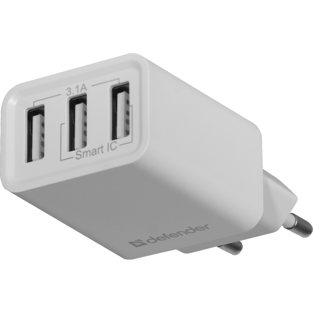 Зарядное устройство сетевое Defender UPA-31 белый 3xUSB 5V/3.1А