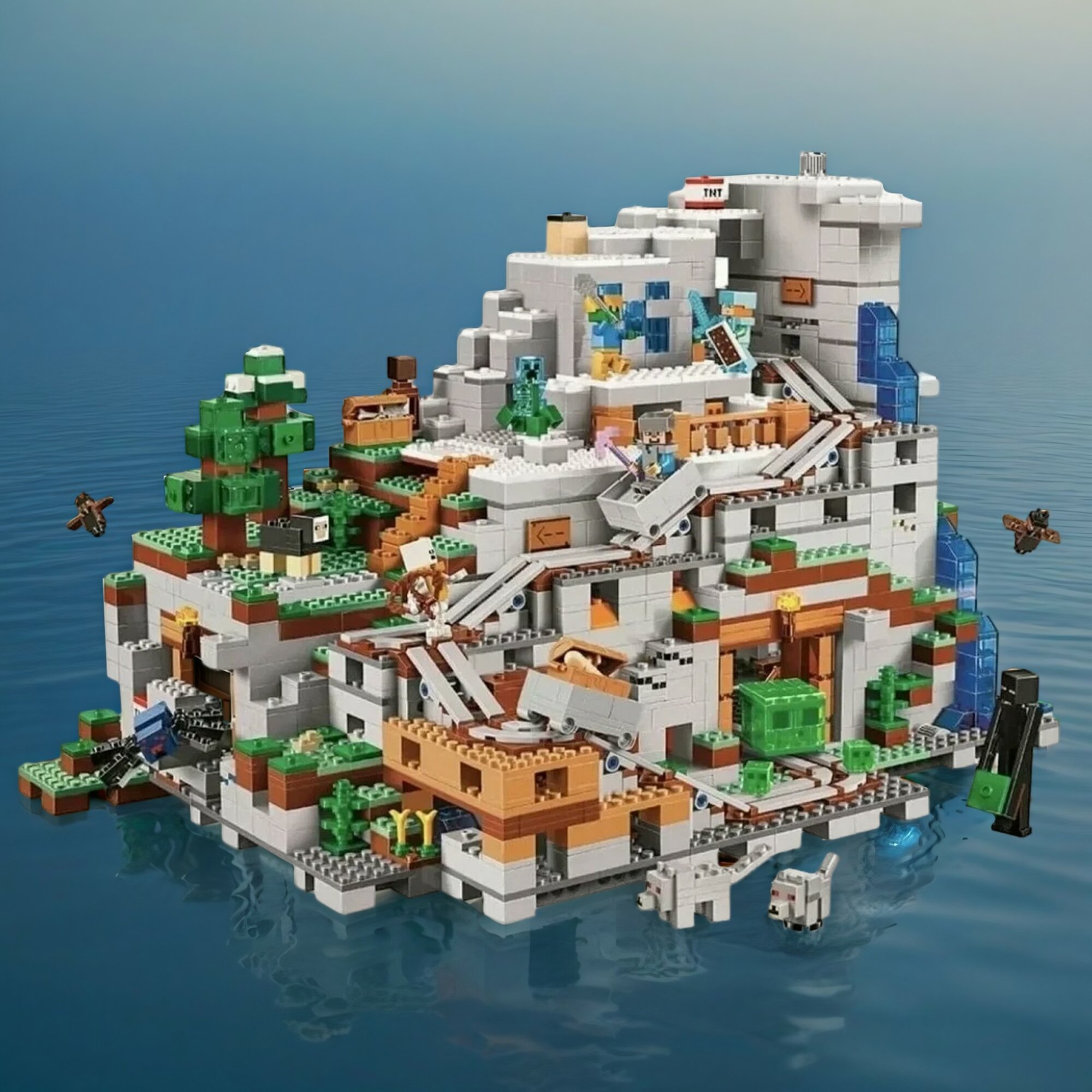 Конструктор Ninjago "Горная пещера", 2688 элементов, пластик, дополненная реальность