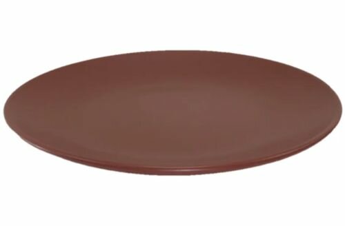 Мфк Тарелка Brown керамика  коричневый  20см