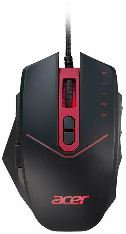 Мышь проводная Acer Nitro NMW120 черный/красный (GP. MCE11.01R)