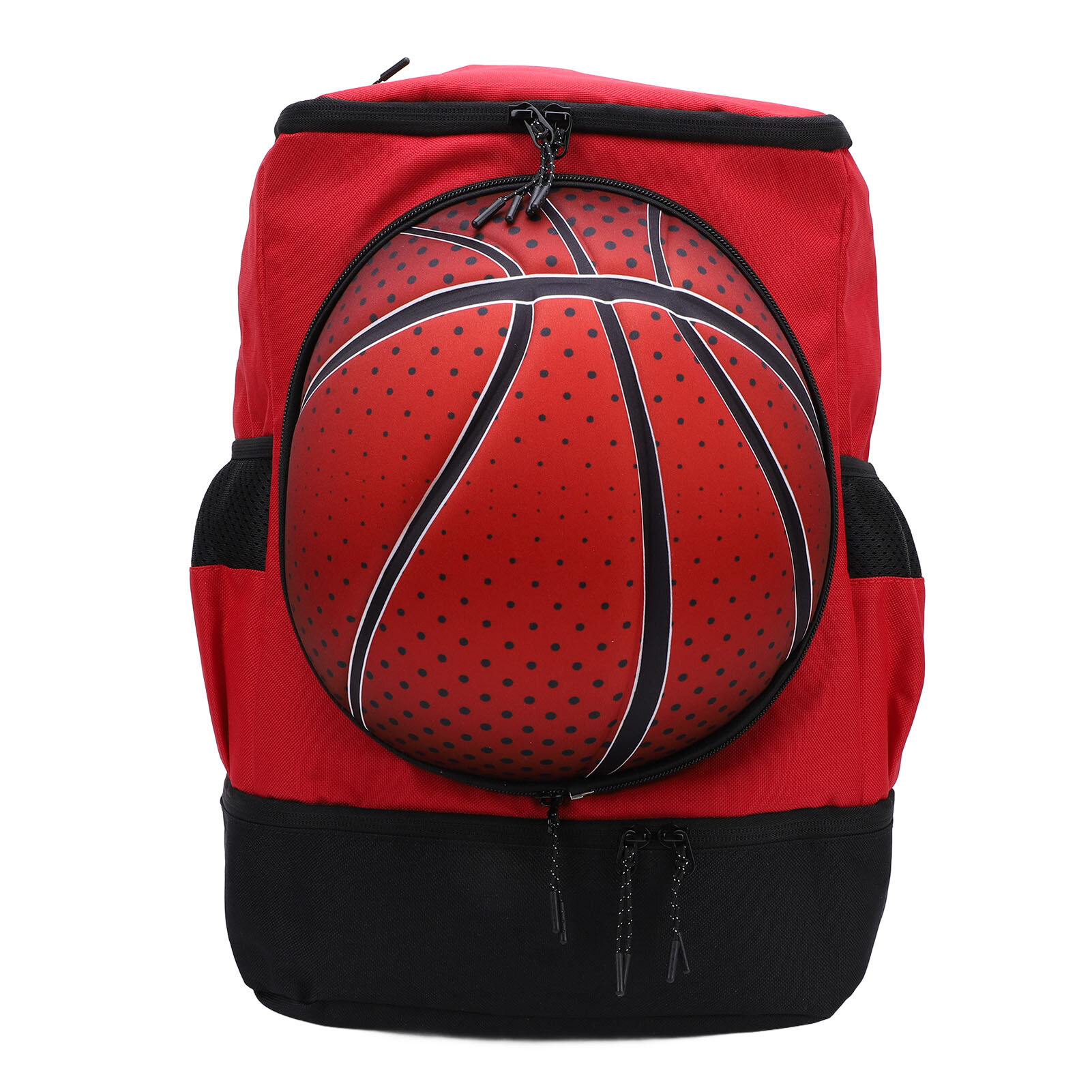 Баскетбольный рюкзак с отделением для обуви дышащий футбольный рюкзак из ткани Оксфорд спортивная сумка для волейбола на открытом воздухе цвет красный черный размер 6