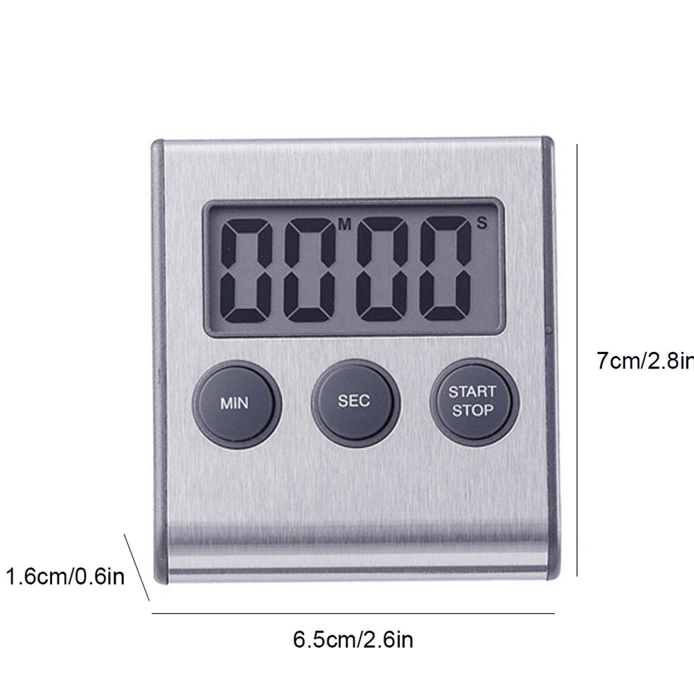 Картинки Digital Mini Kitchen Timer Alarm Clock Cooking Portable Magnetic Countdown for Barbecue Spa