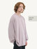 Лонгслив MUTED V-NECK ENZYME WASH