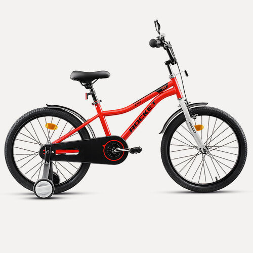 Изображение товара Велосипед двухколесный 18" Rocket Kind, Детский. Рекомендуемый рост 110-128 см. цвет красный.