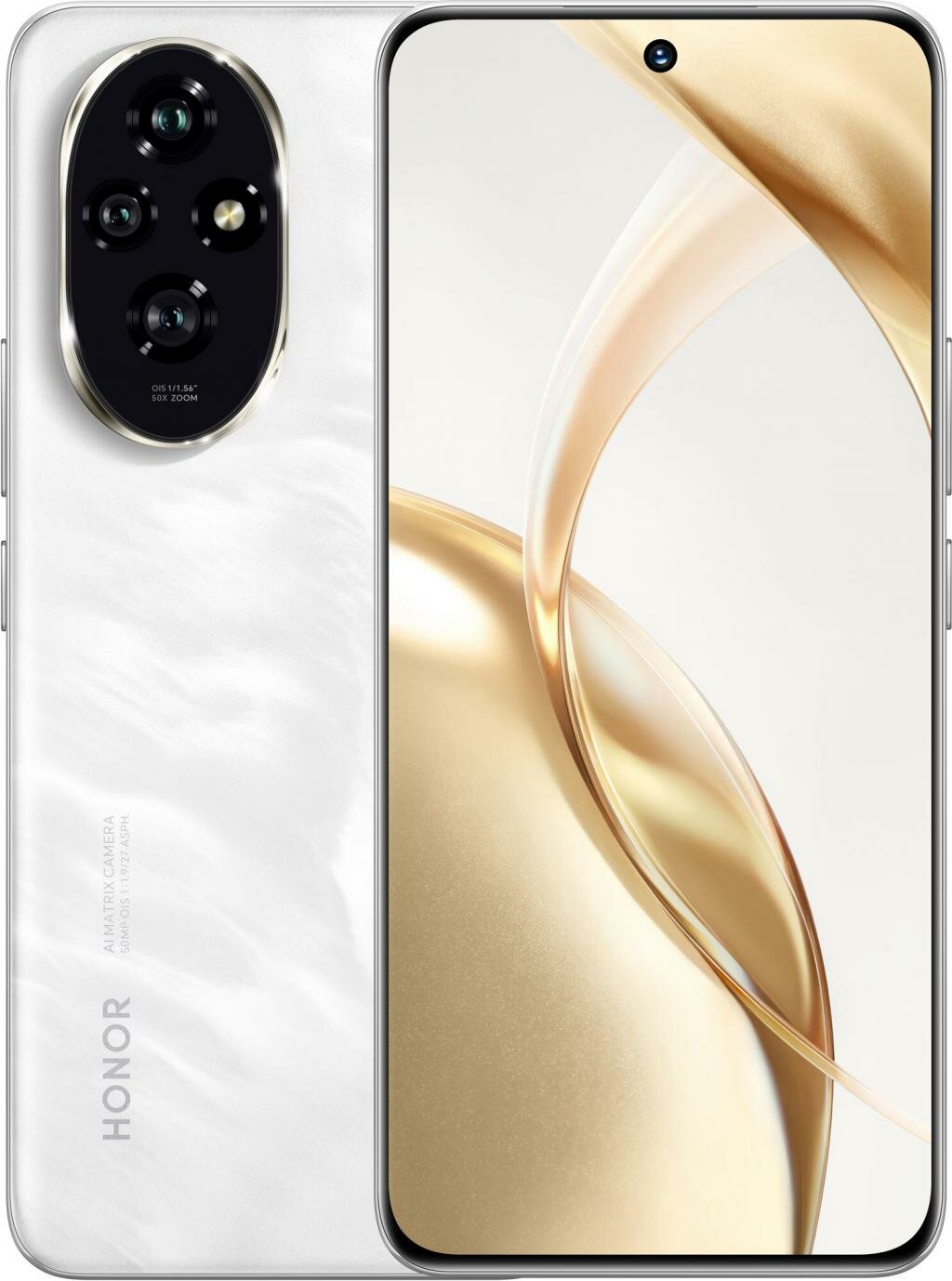 Мобильный телефон Honor 200 12/256 ГБ Global, белый
