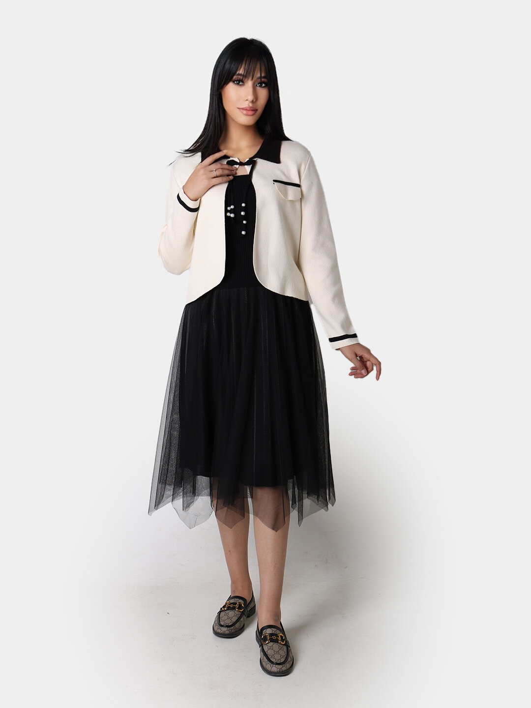 Платье , размер One Size, белый, — фото 1