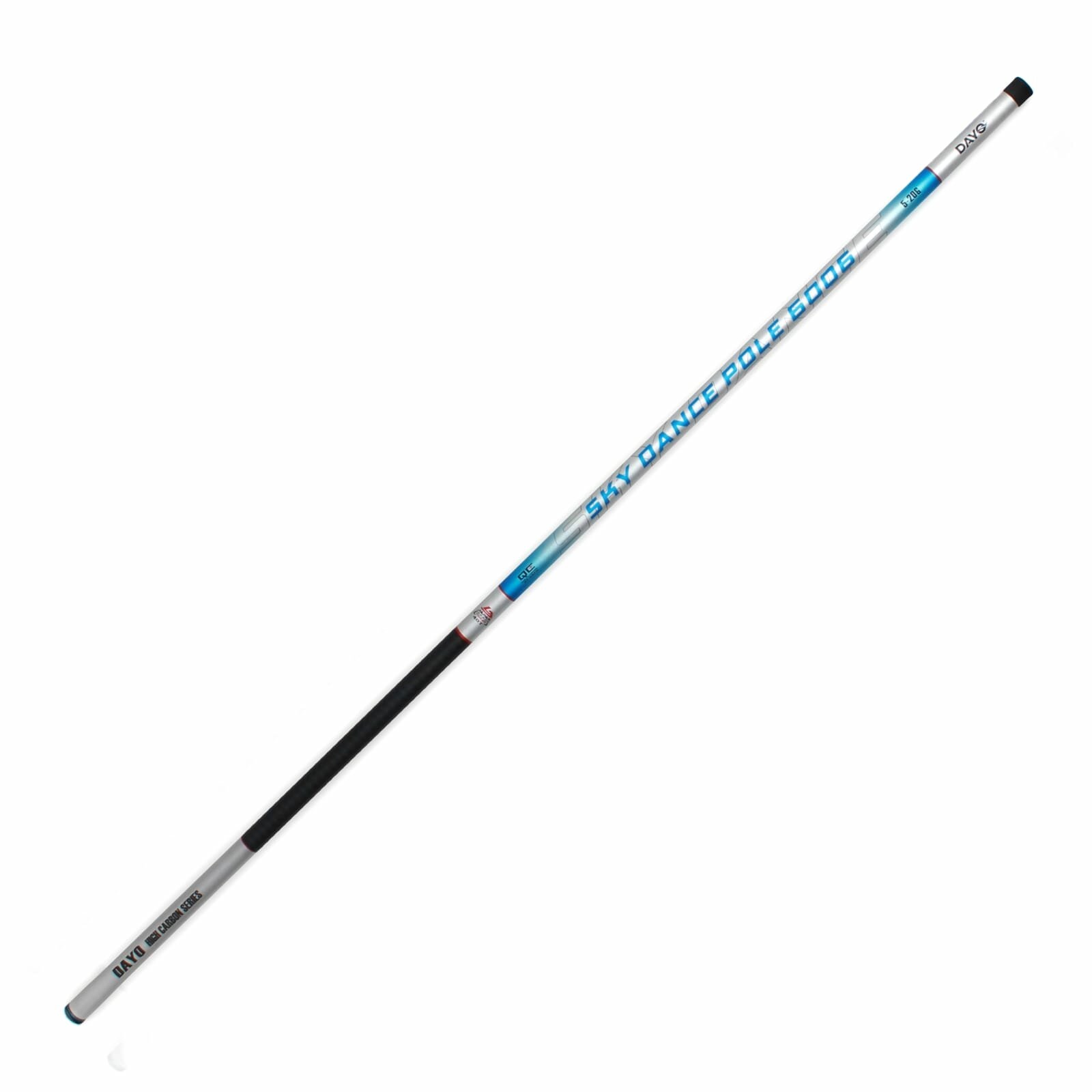 Удилище DAYQ "SKY DANCE POLE", маховое, длина 6 метров, вес 175гр, без колец, карбон