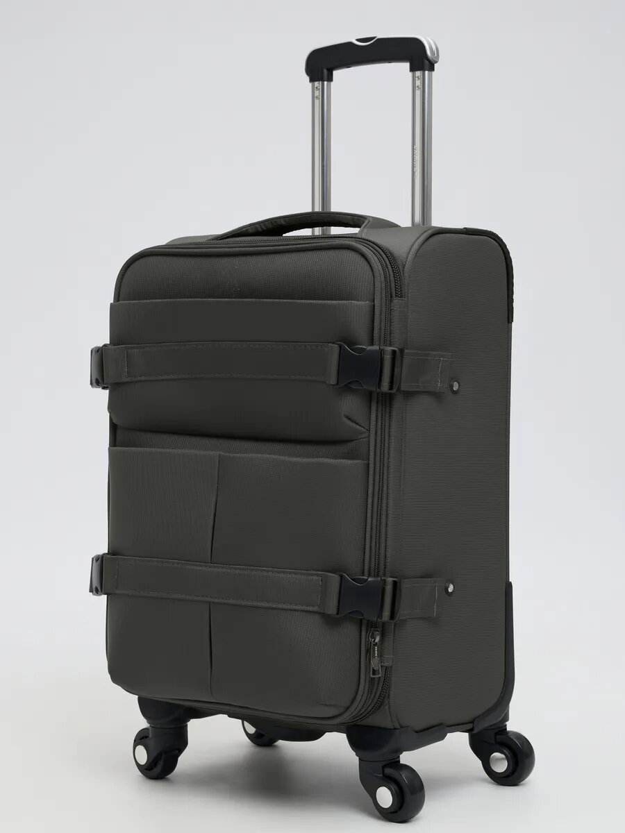 Чемодан Journey, 55 л, размер S, серый — фото 1