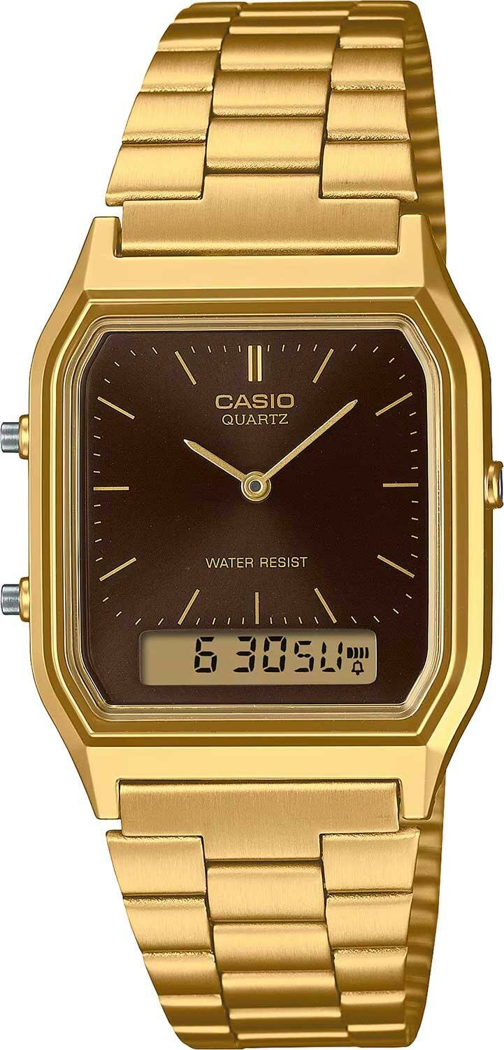 Наручные часы CASIO, золотистый/коричневый