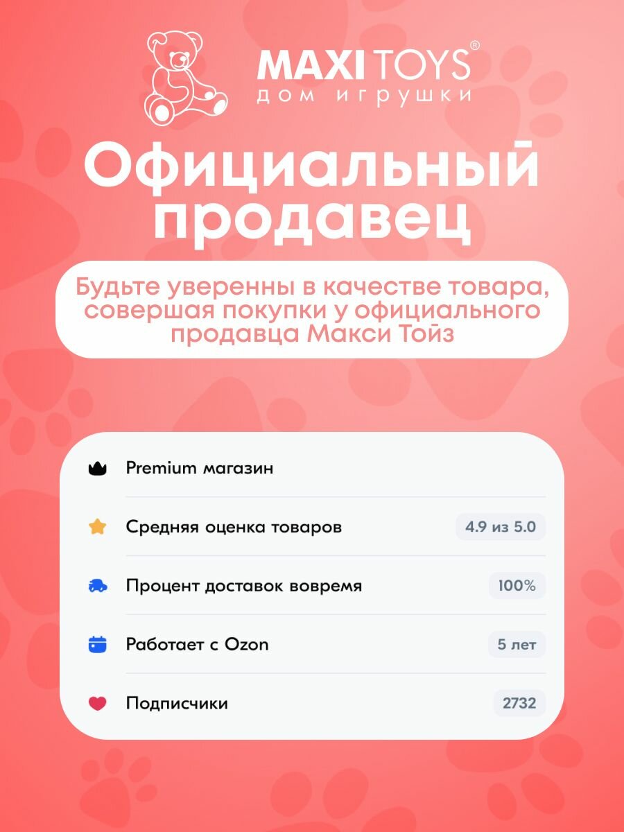 Мягкие Игрушки Xiaomi Мягкая игрушка MAXITOYS SLIM Серый Зайка