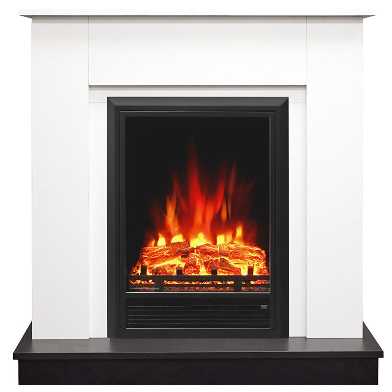 Электрокамин RealFlame Асти с очагом Eugene белый/уни неро (WT-LCB510/BL-LCB917)