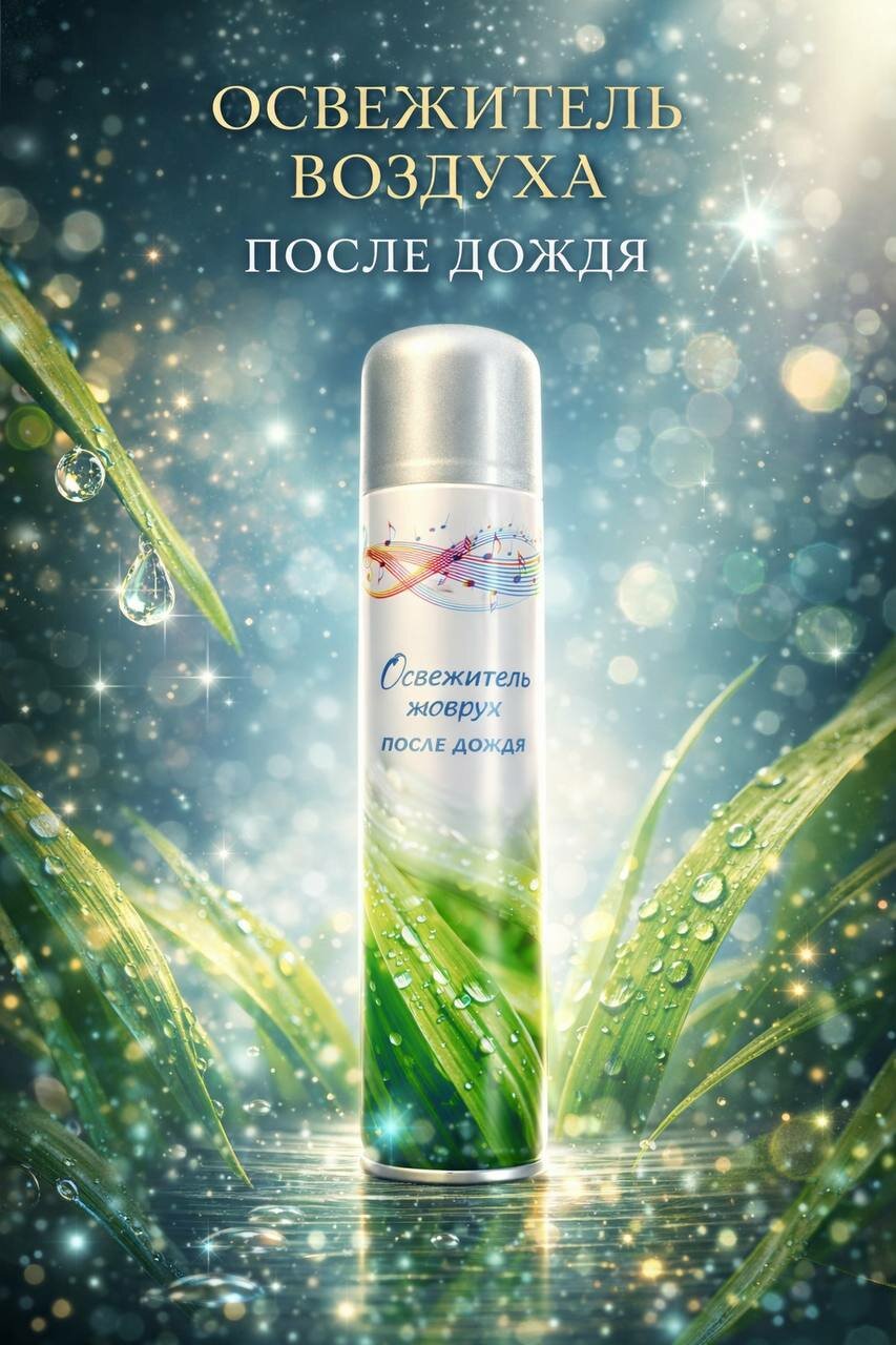 Освежитель воздуха "Мелодия ароматов", После дождя, 285мл