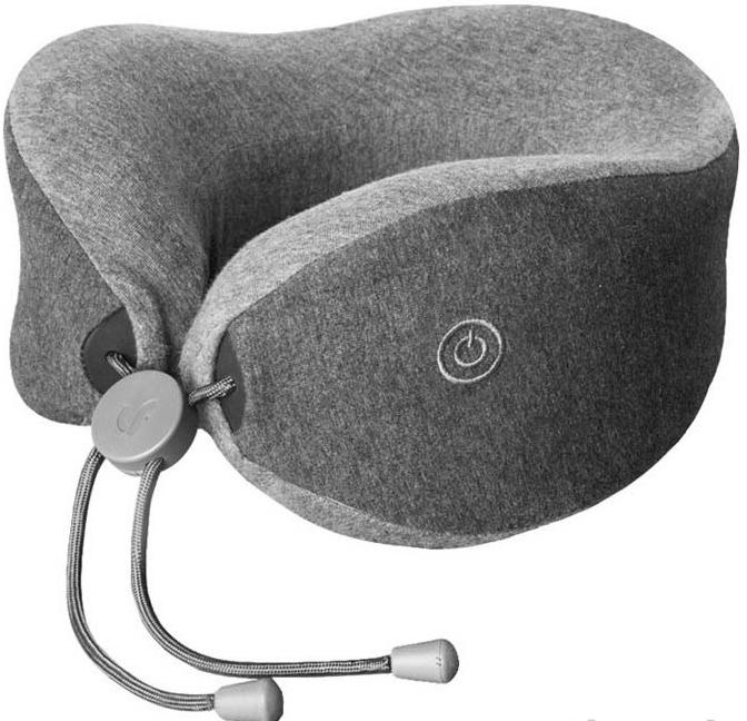 Xiaomi массажная подушка LeFan Massage Sleep Neck Pillow 26.5x24x10 см, темно-серый LR-S100