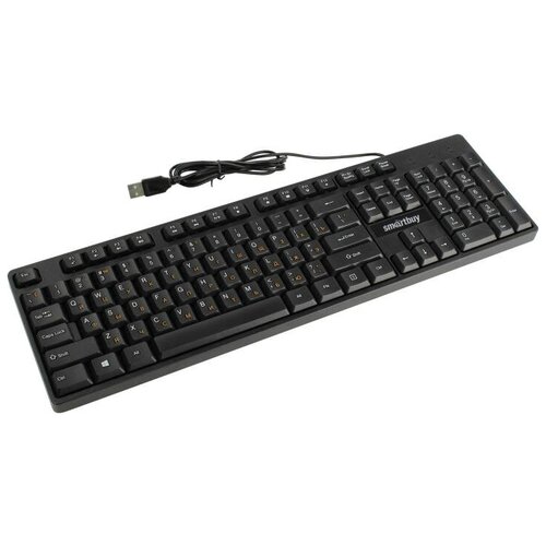 Проводная клавиатура мультимедийная SmartBuy One SBK-237-K USB, чёрная