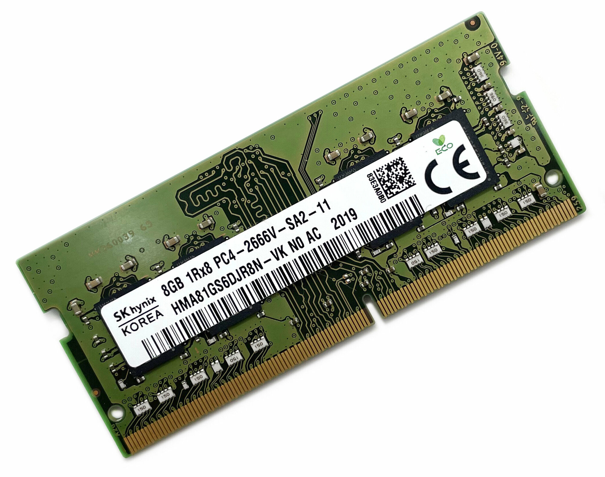 Оперативная память DDR4 8Gb 2666 Mhz SK Hynix HMA81GS6DJR8N-VK PC4-2666 So-Dimm для ноутбука