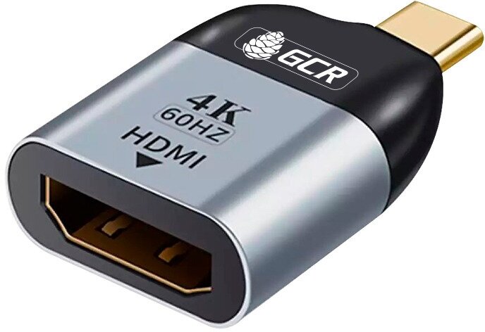 Переходник GCR USB Type C > HDMI 4K 60Hz , M/F, GCR-53389