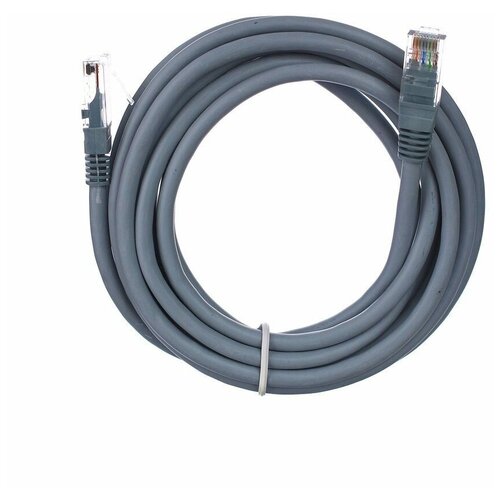 Патч-корд Telecom NA102-UTP-C6-3M, 3 м, серый vention патч корд прямой ethernet utp cat 6 rj45 сетевой кабель для ноутбука роутера кабель локальной сети длина 3 м цвет серый