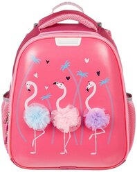 №1 School Ранец Basic Flamingo, розовый