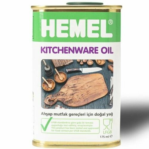 Масло для дерева HEMEL масло для разделочных досок и деревянной посуды kitchenware oil , прозрачный, 0,175мл