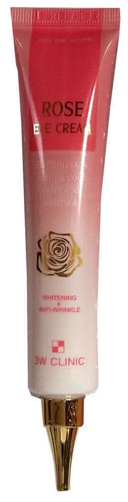 Крем для глаз с розой 3W CLINIC ROSE EYE CREAM