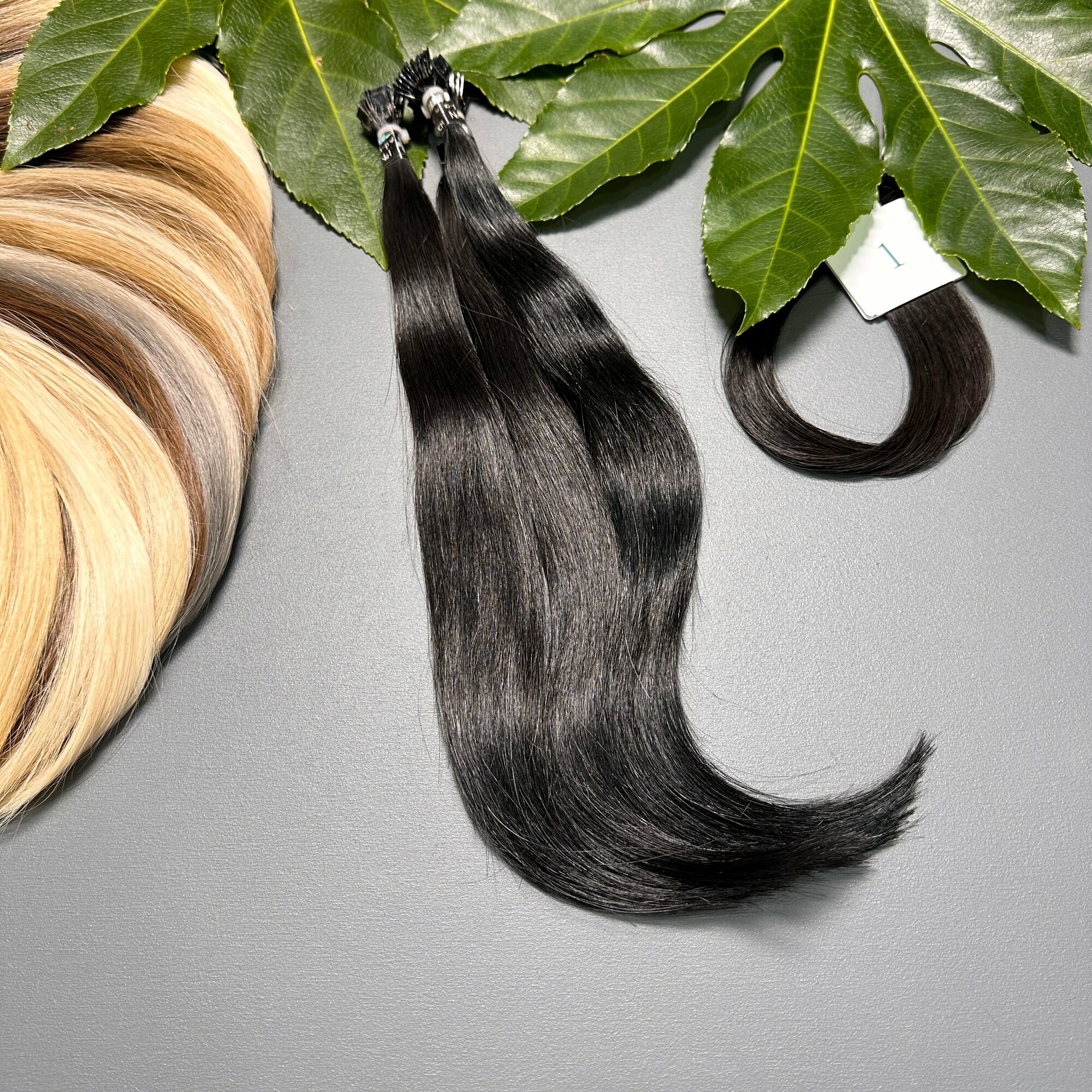 Волосы Belli Capelli славянские стандарт на классической капсуле 30 см №1 (25 капсул)