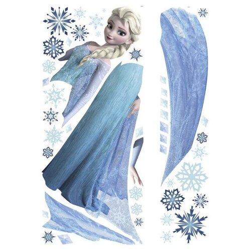 Наклейка для детей RoomMates Frozen Elsa with glitter